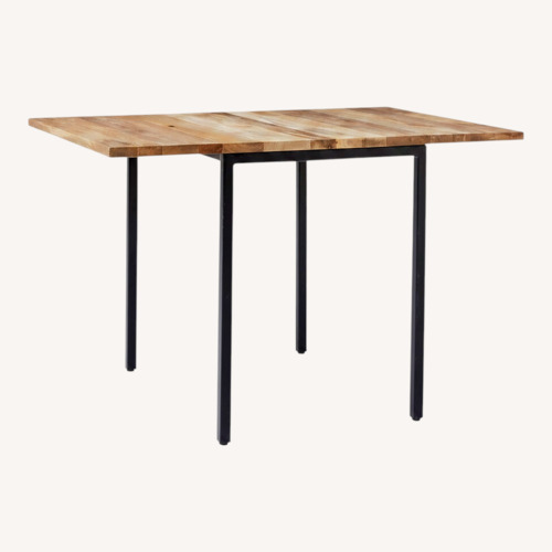 Used West Elm Box Frame Drop Leaf Extendable Table (24"–48") for sale on AptDeco