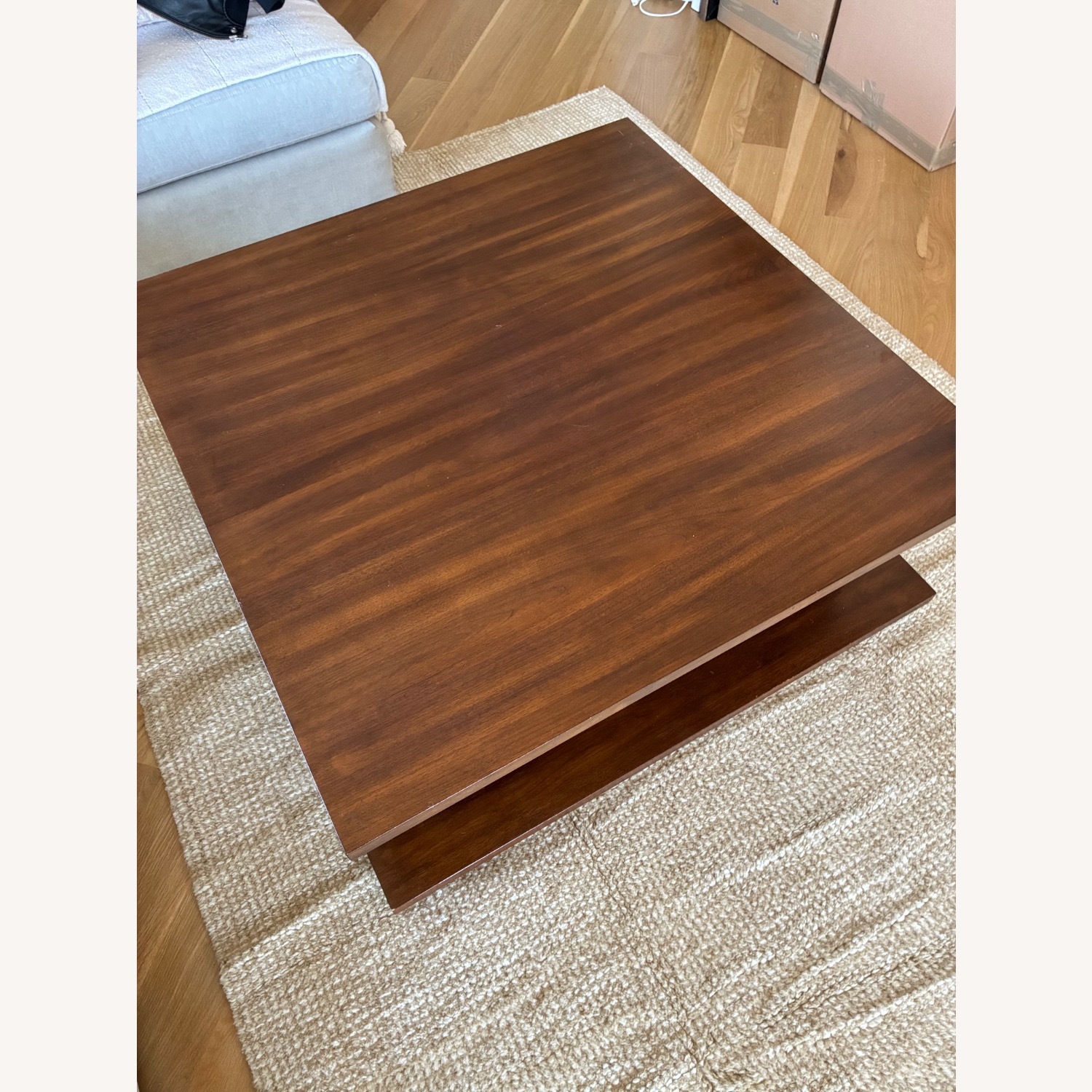 West Elm Enzo Dark Brown Coffee Table - image-3