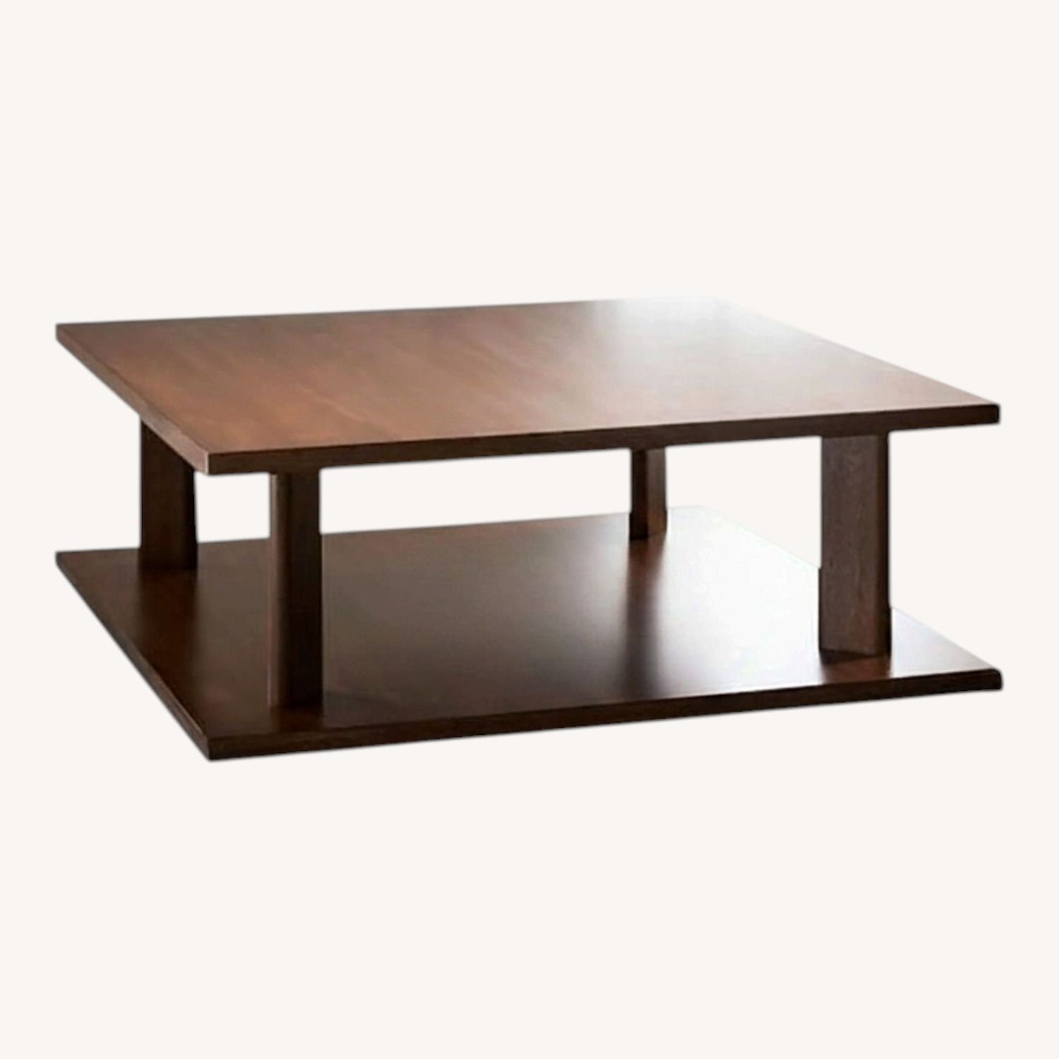 West Elm Enzo Dark Brown Coffee Table - image-7