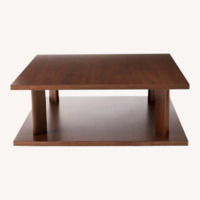 West Elm Enzo Dark Brown Coffee Table