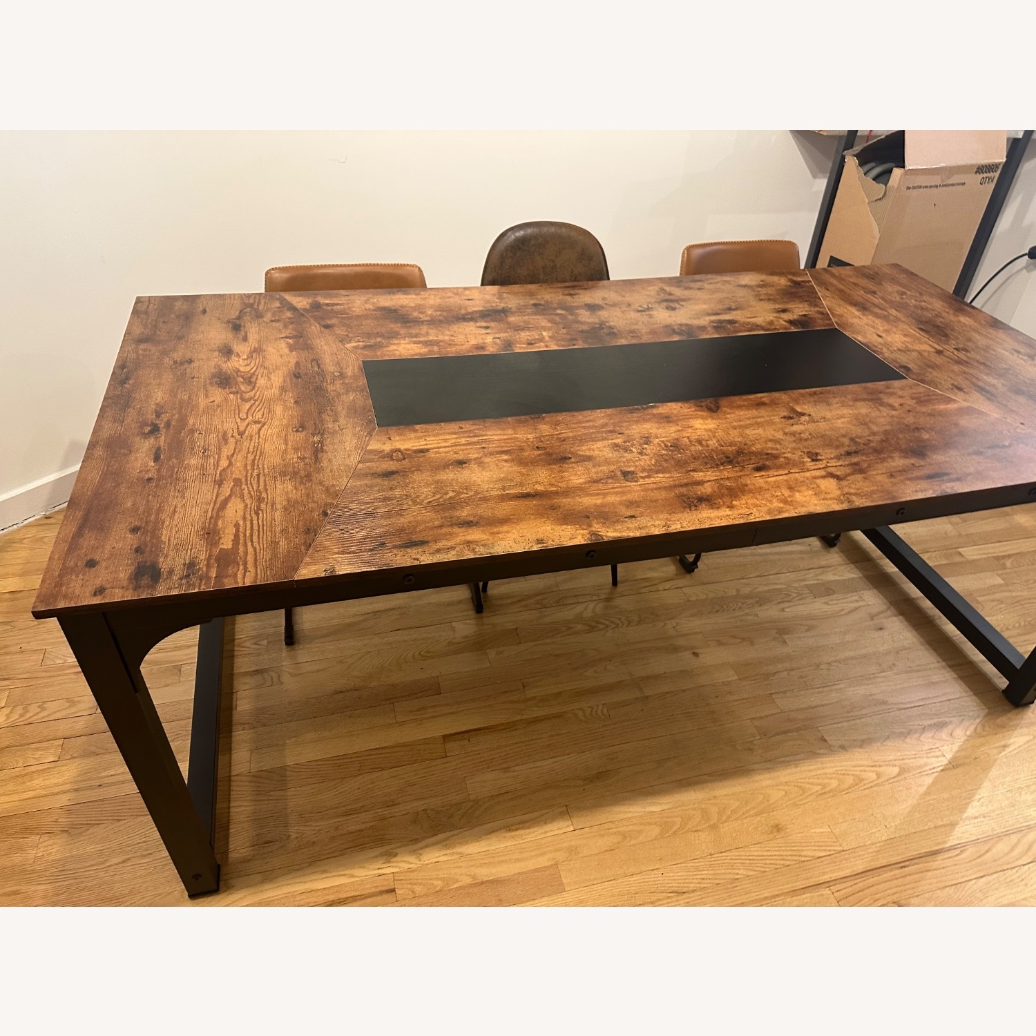 Wayfair Dark Brown Wood Dining Table - image-1