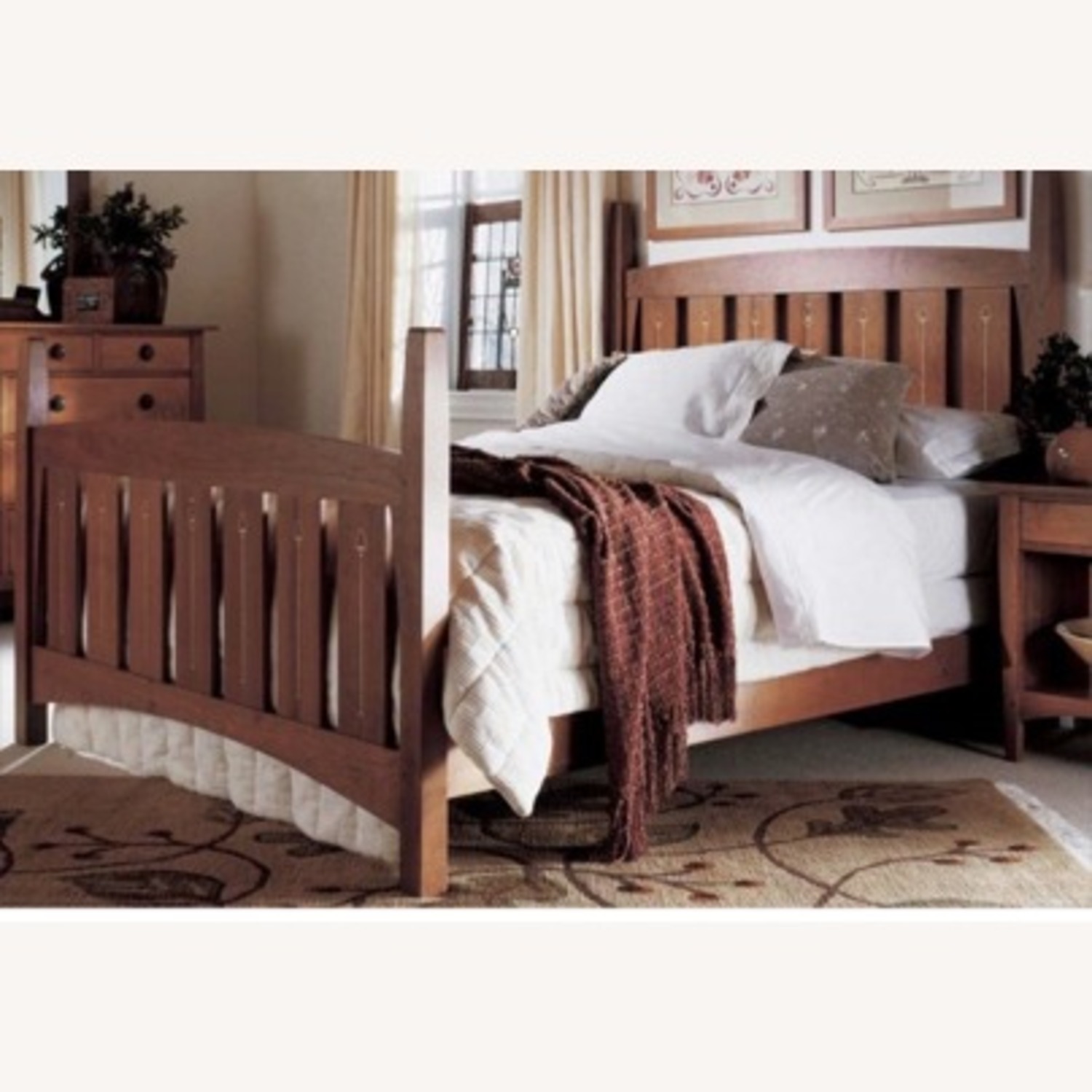 Harvey Ellis Stickely Dark Brown Headboard - image-4