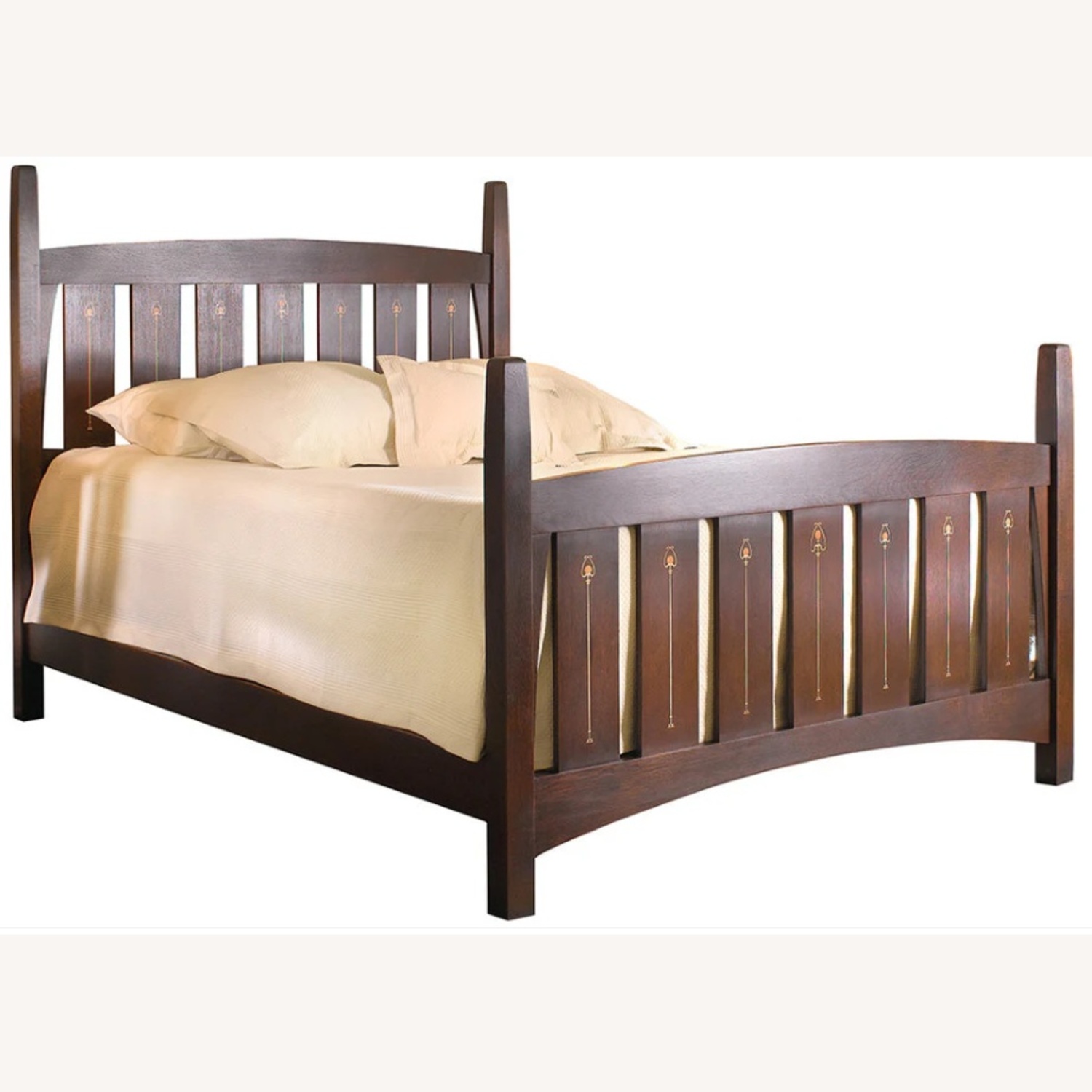 Harvey Ellis Stickely Dark Brown Headboard - image-5