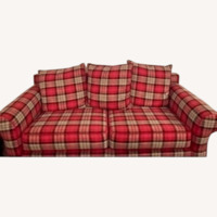 Red Plaid Couch