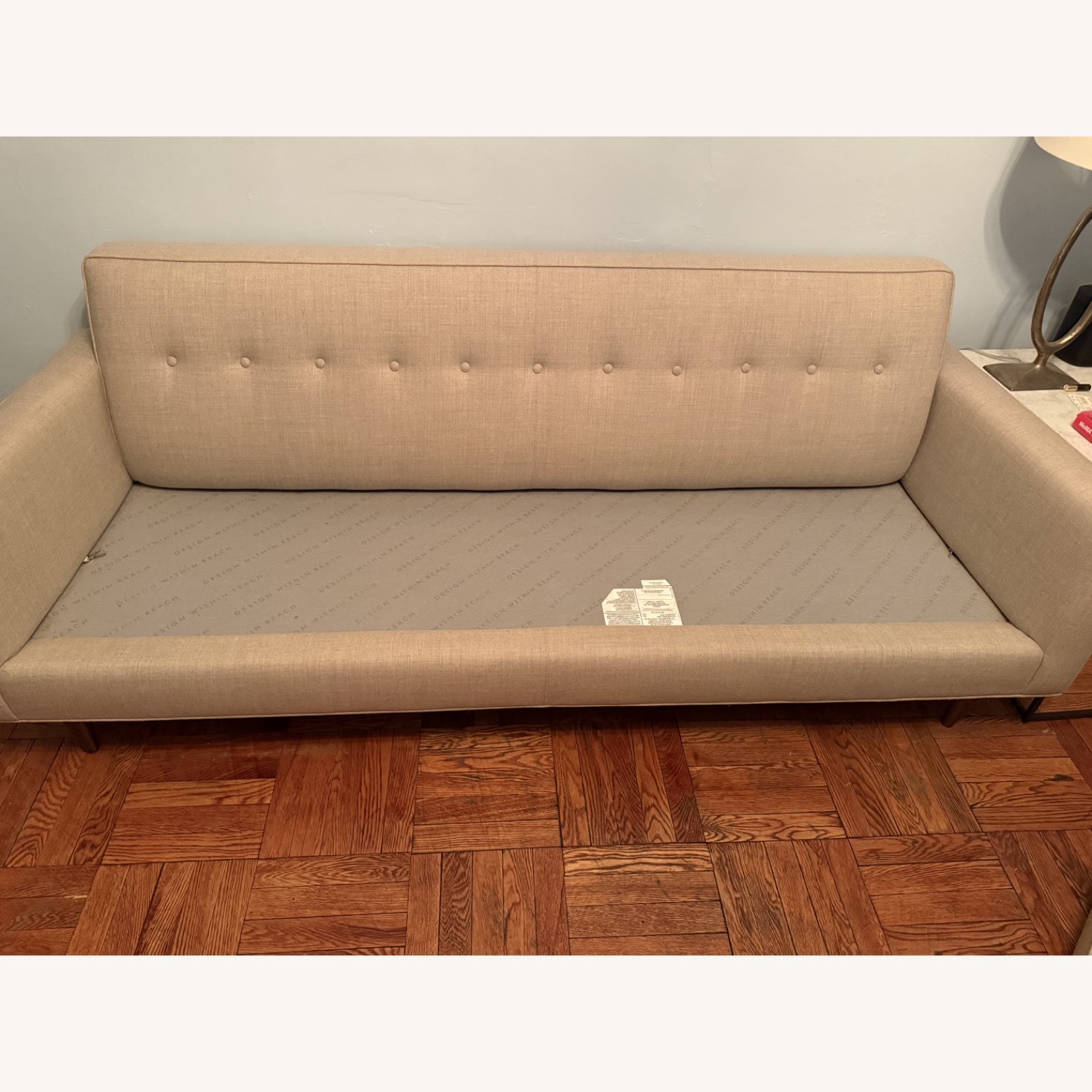 Design Within Reach Bantam Natural Fabric 3+ Seater Sofa - image-3