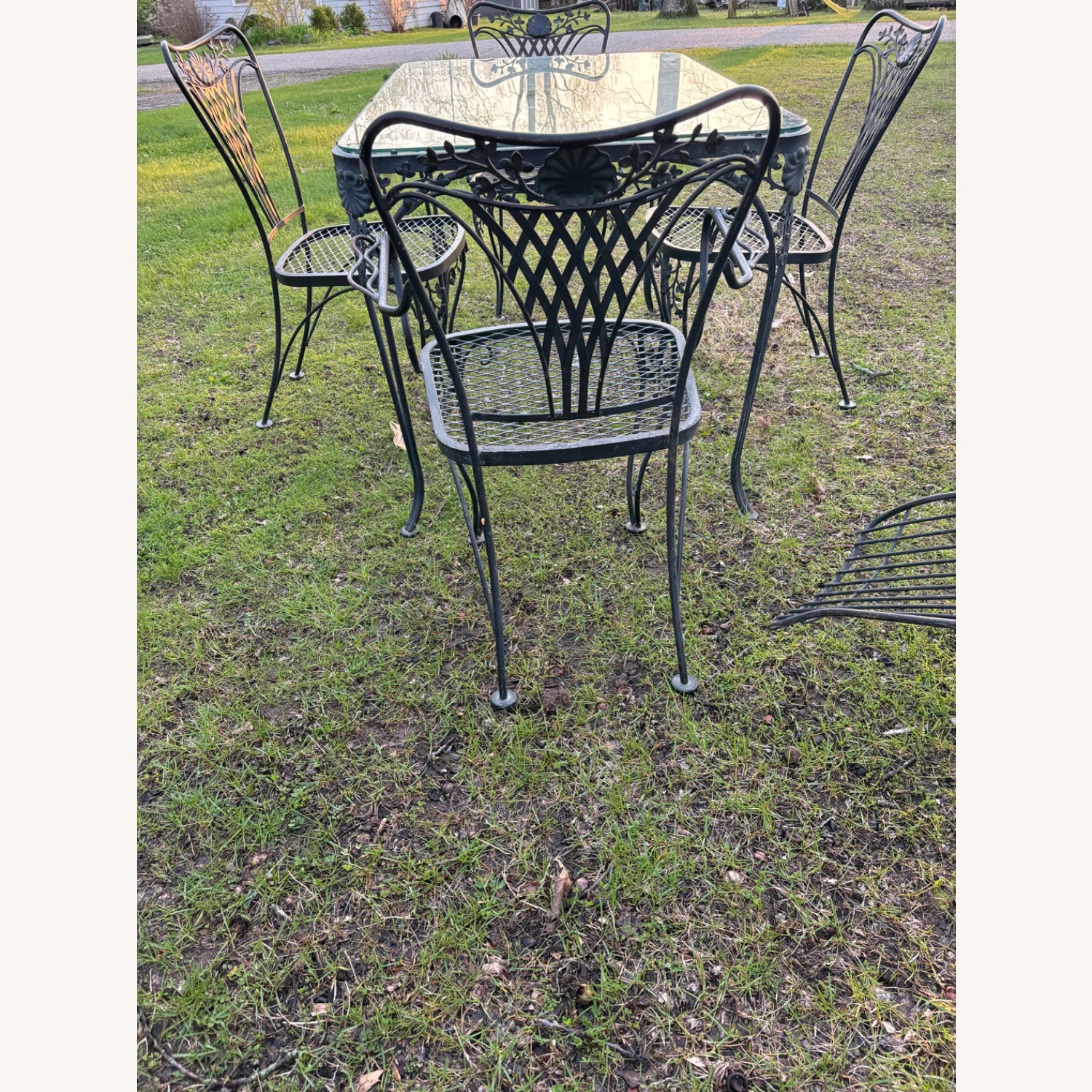 Mid Century Modern Patio Table and Chairs - image-3