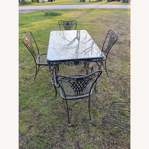 Used Mid Century Modern Patio Table and Chairs for sale on AptDeco