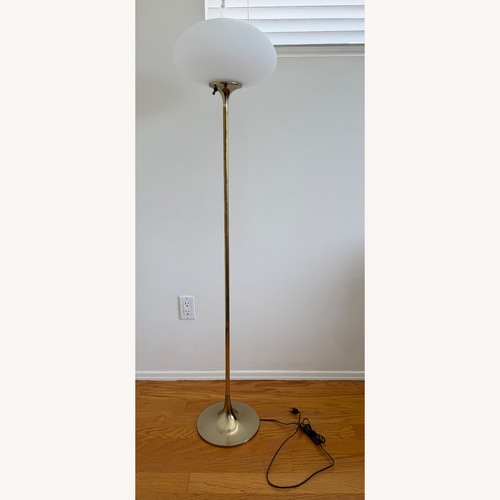 Used Vintage/Antique Gold Brass Floor Lamp for sale on AptDeco