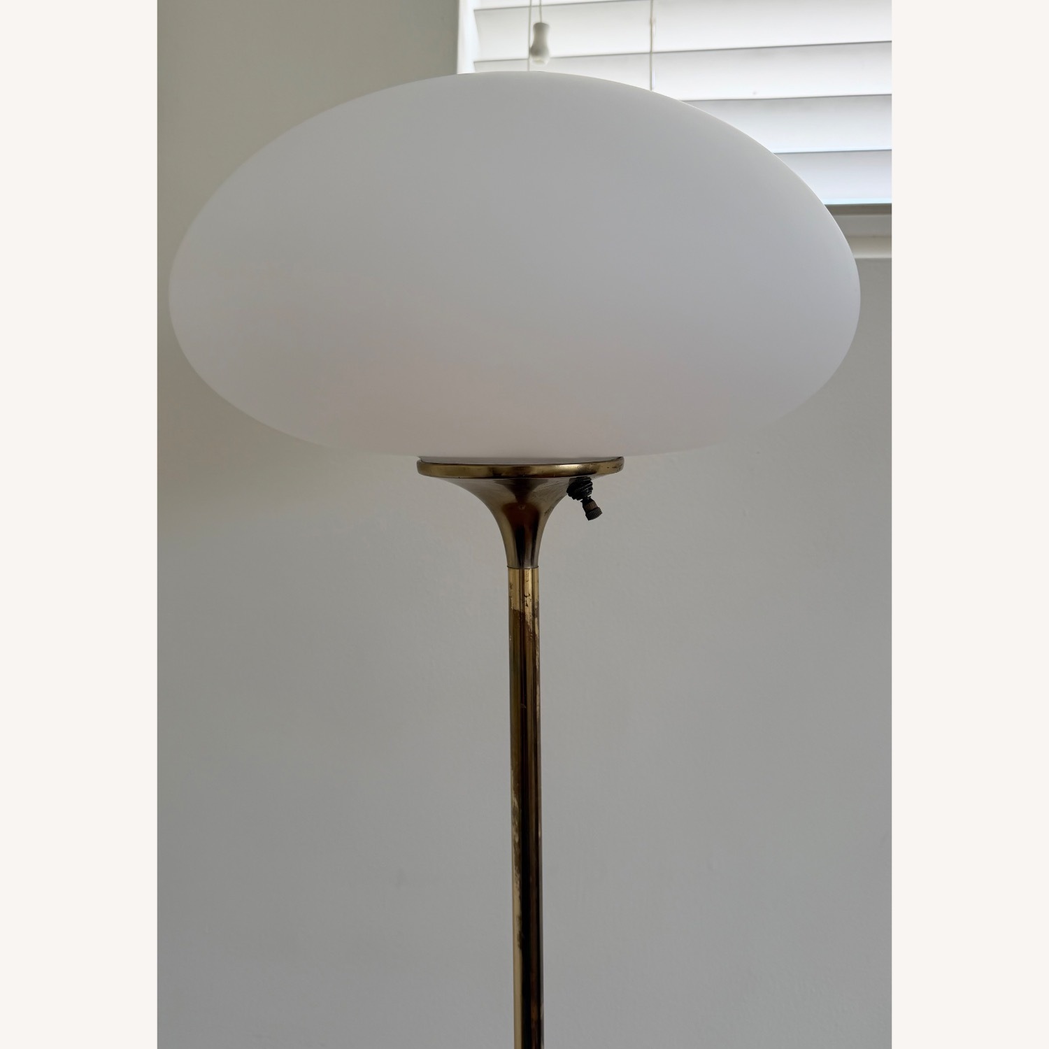 Vintage/Antique Gold Brass Floor Lamp - image-3