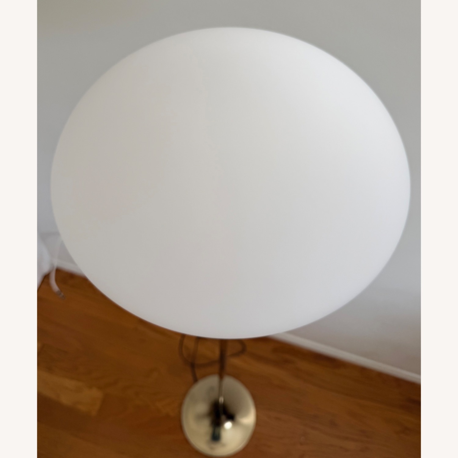 Vintage/Antique Gold Brass Floor Lamp - image-6
