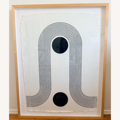 Used Block Shop Textiles "Sunwave" Framed Print for sale on AptDeco