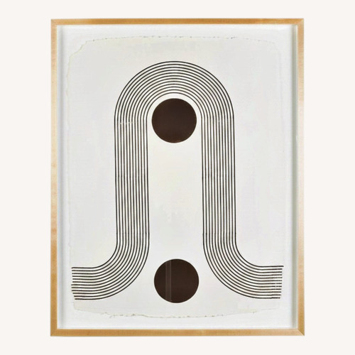 Used Block Shop Textiles "Sunwave" Framed Print for sale on AptDeco