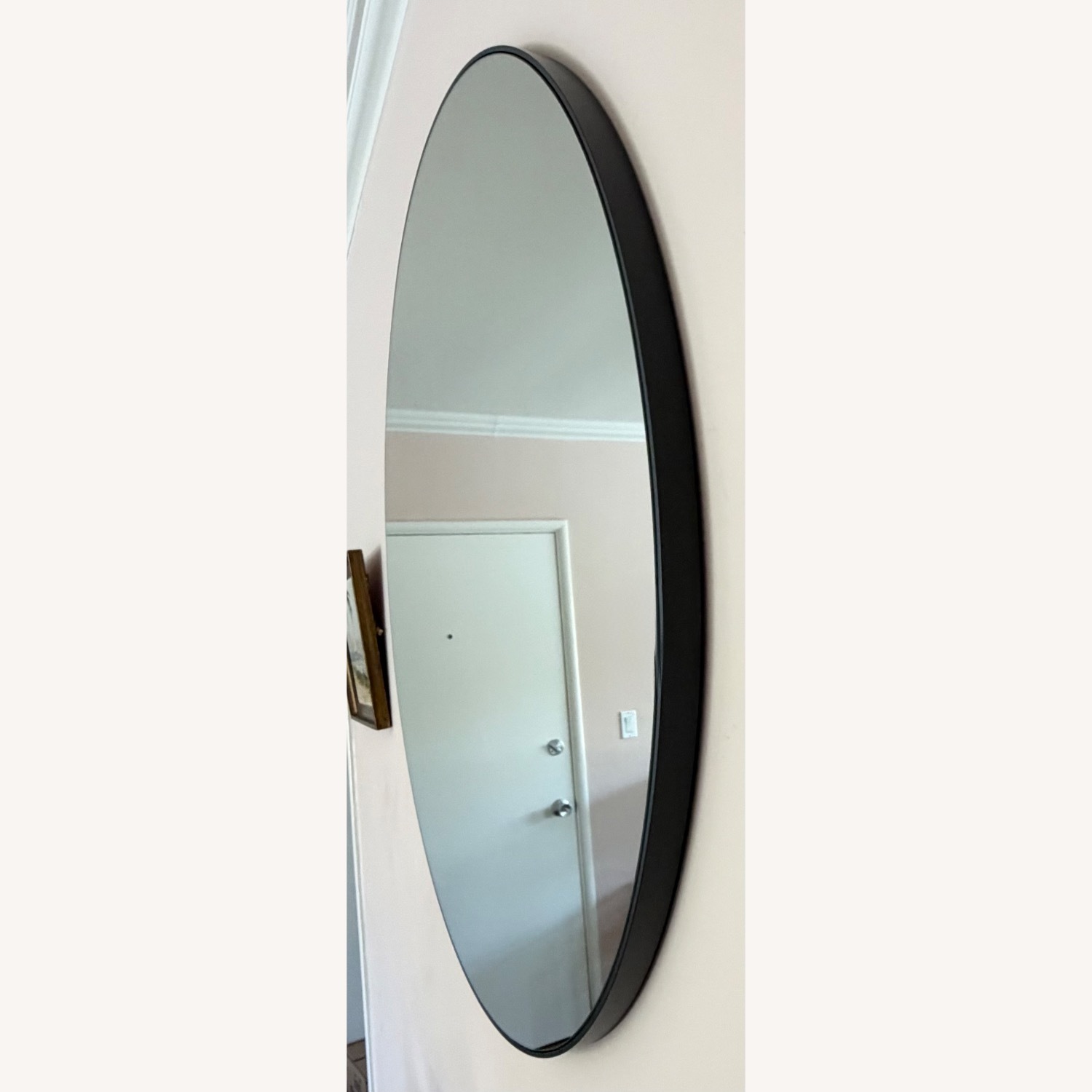 CB2 Infinity Black Aluminum Wall Mirror - image-4