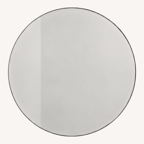 Used CB2 Infinity Black Aluminum Wall Mirror for sale on AptDeco