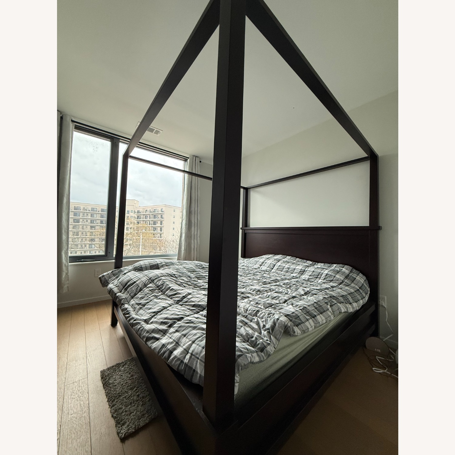 Pottery Barn Cali King Solid Wood Bed - Canopy Bed - image-9