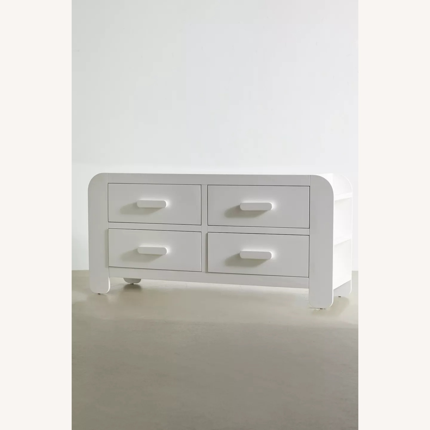 Urban Outfitters White Ruby 4-Drawer Dresser - image-5