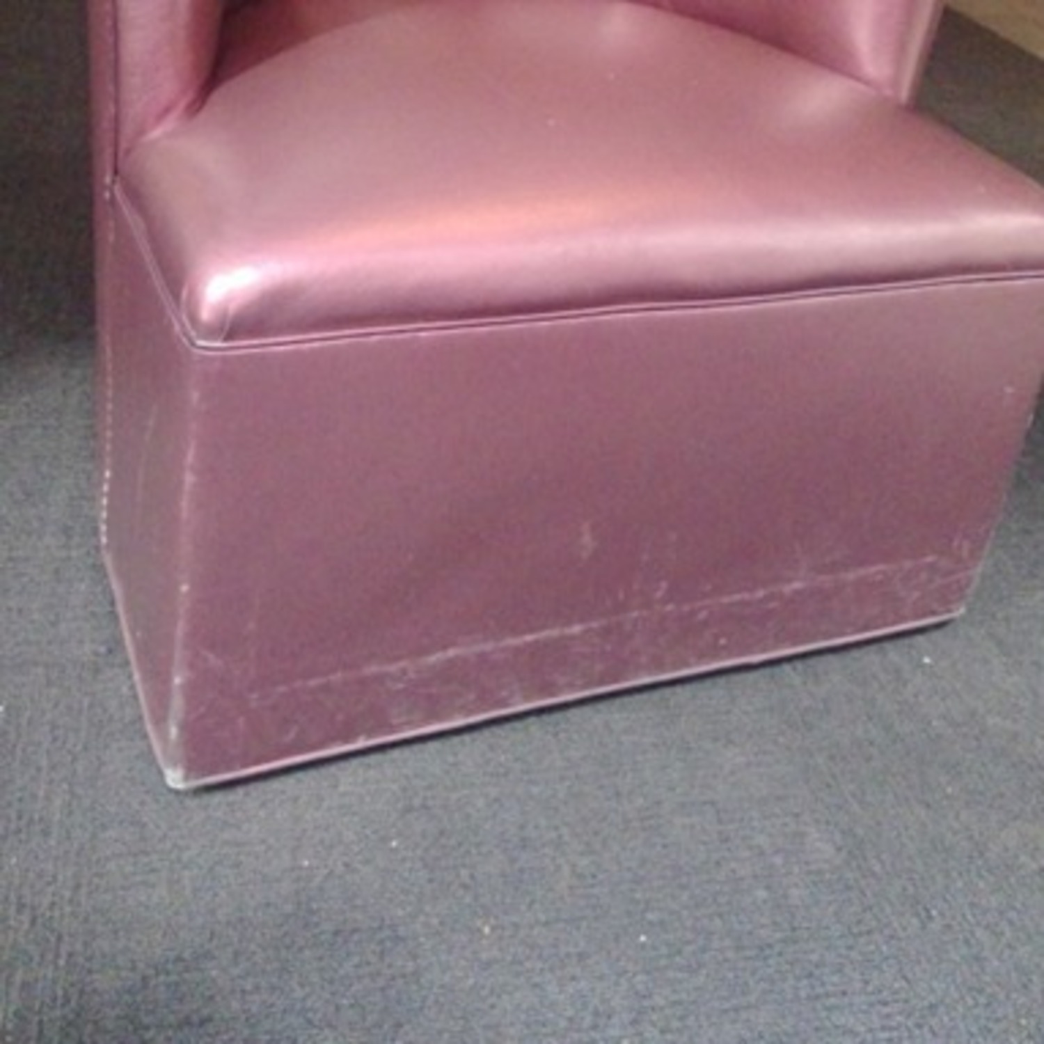 Purple Vinyl Armchair - image-3