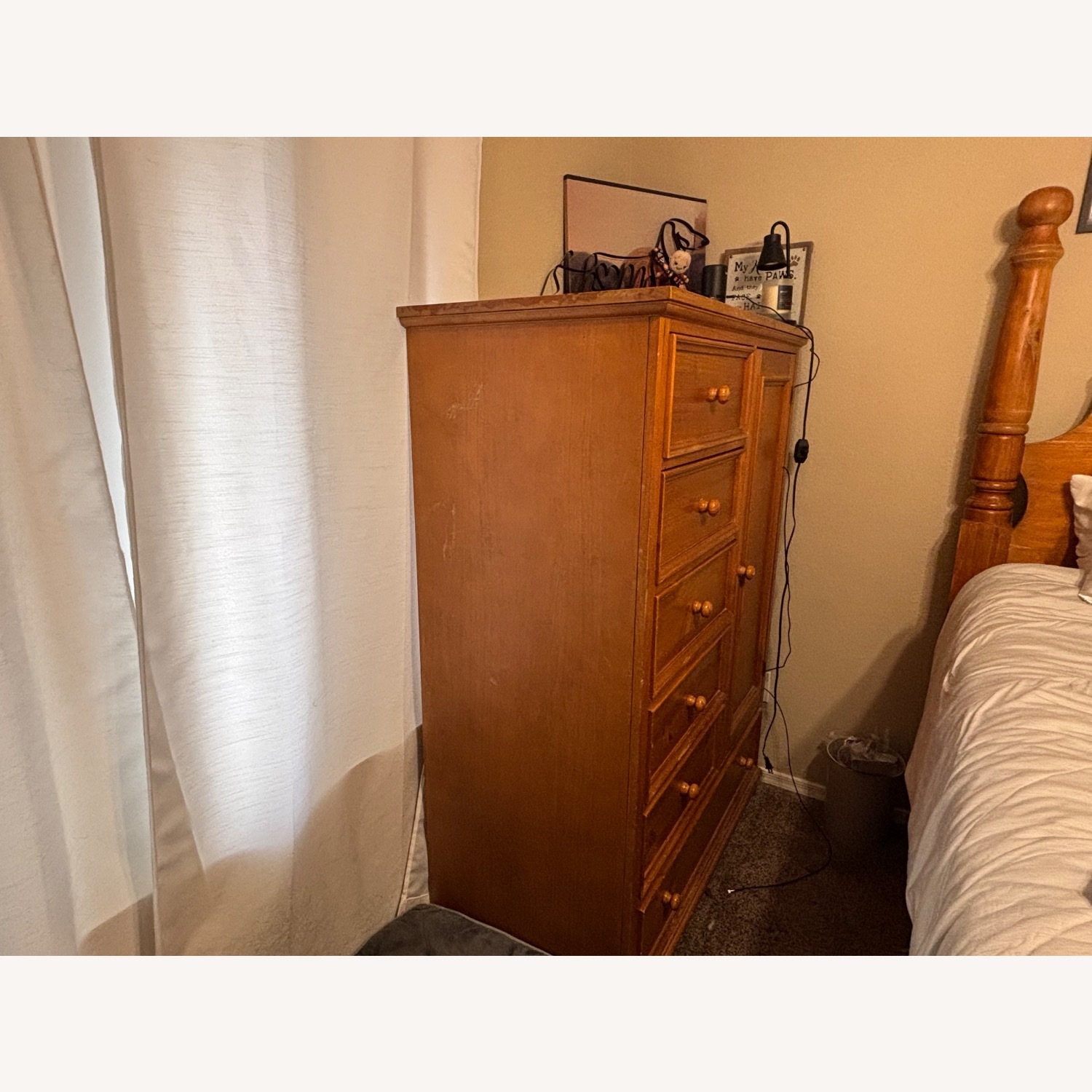 Natural Wood Dresser - image-2