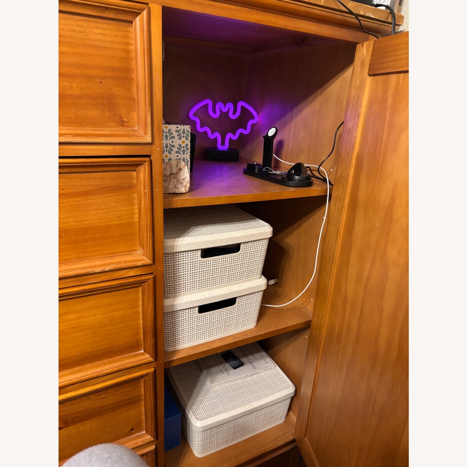 Natural Wood Dresser - image-6