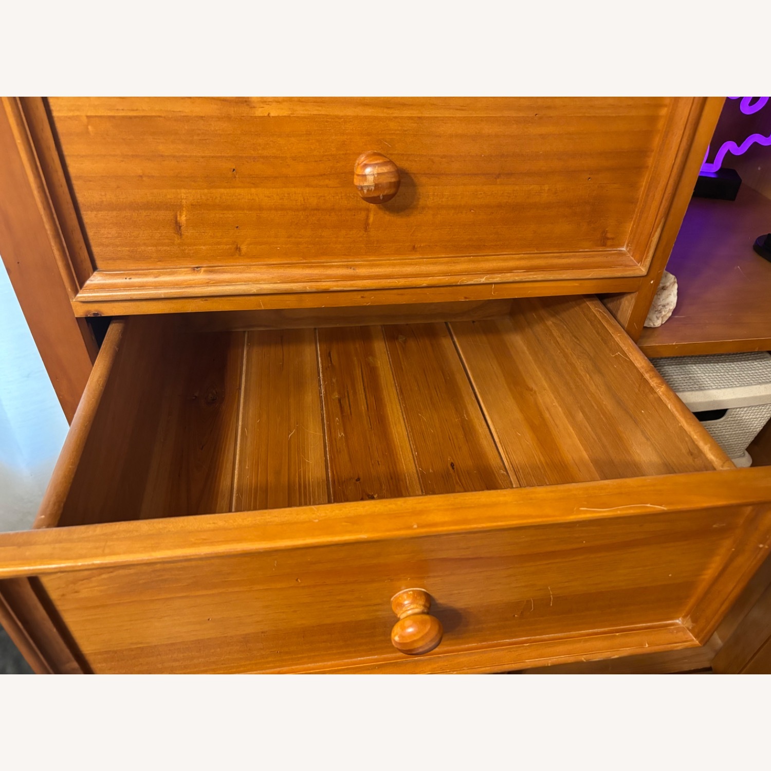 Natural Wood Dresser - image-5