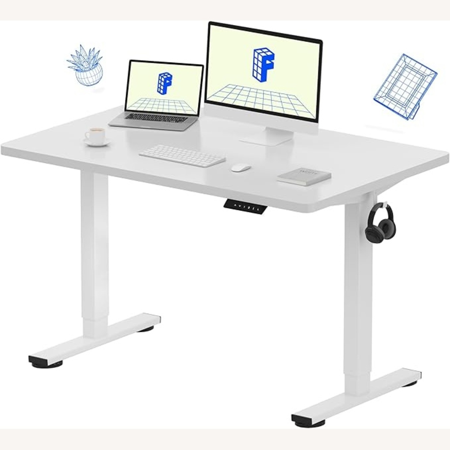 FlexiSpot Electric Adjustable Height Standing Desk - image-4
