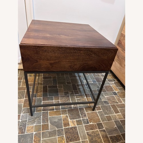 Used West Elm Industrial Storage Side Table for sale on AptDeco