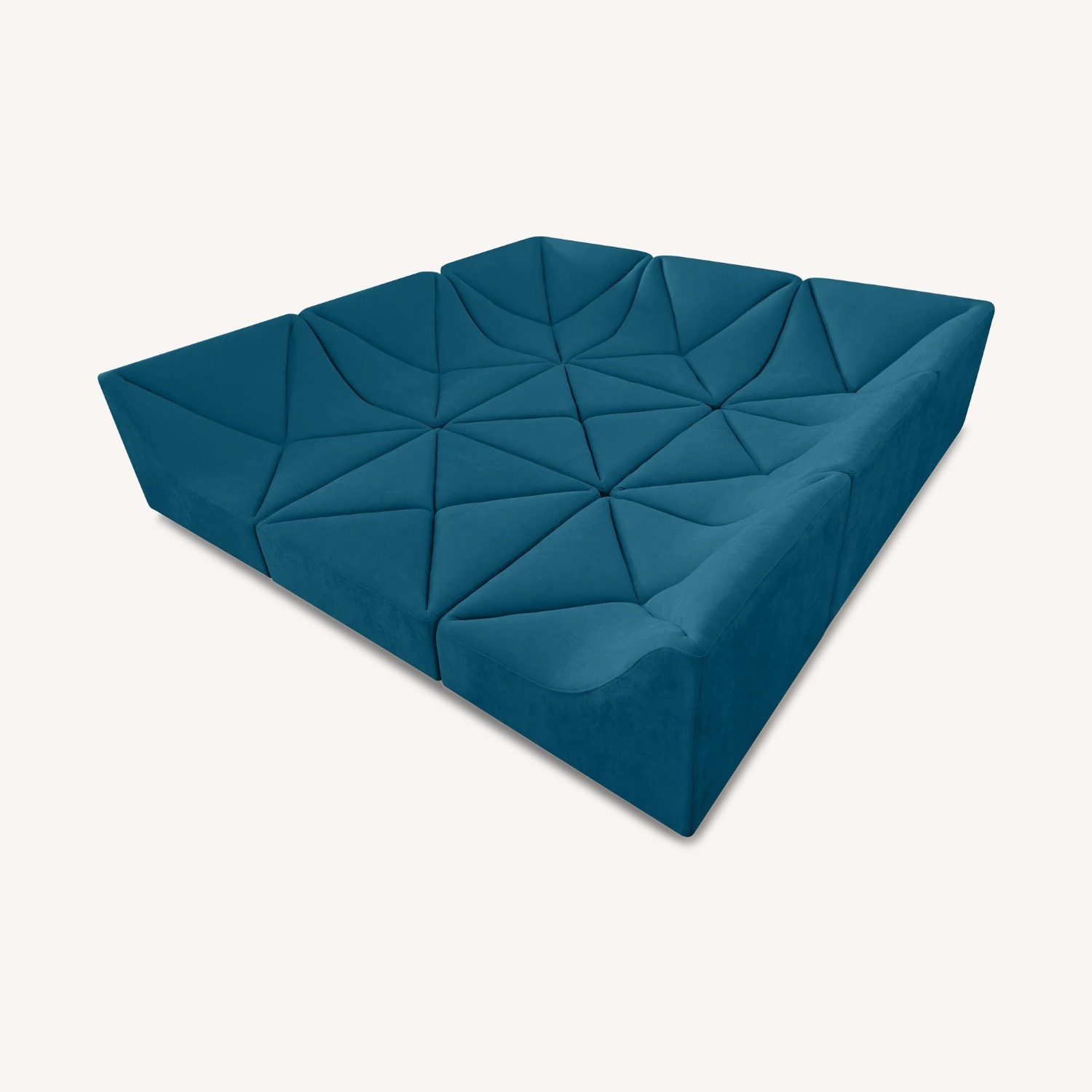 Dune Sofa Replica Blue Sofa - image-2