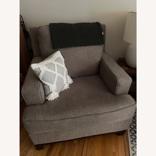 Used Ashley Furniture Light Gray Armchair for sale on AptDeco