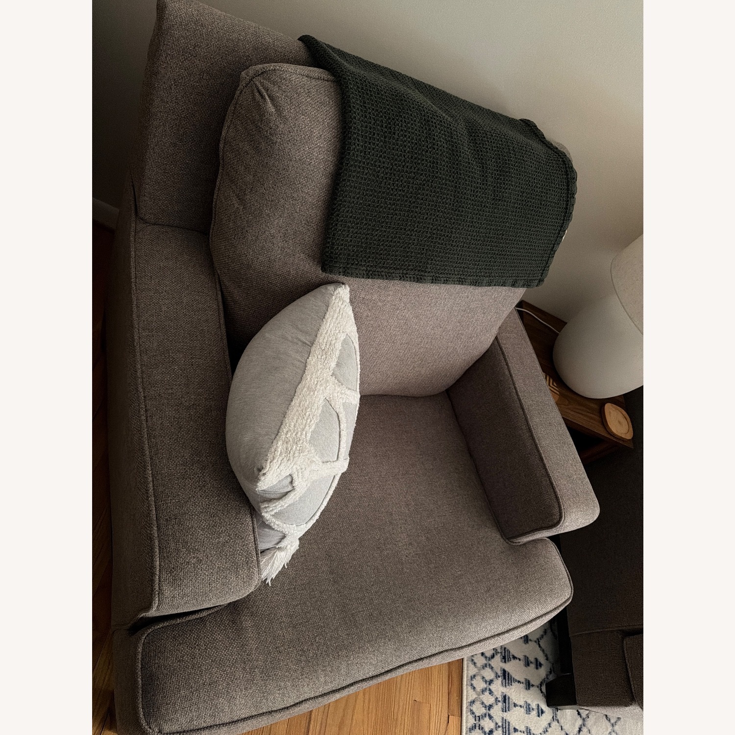 Ashley Furniture Light Gray Armchair - image-3