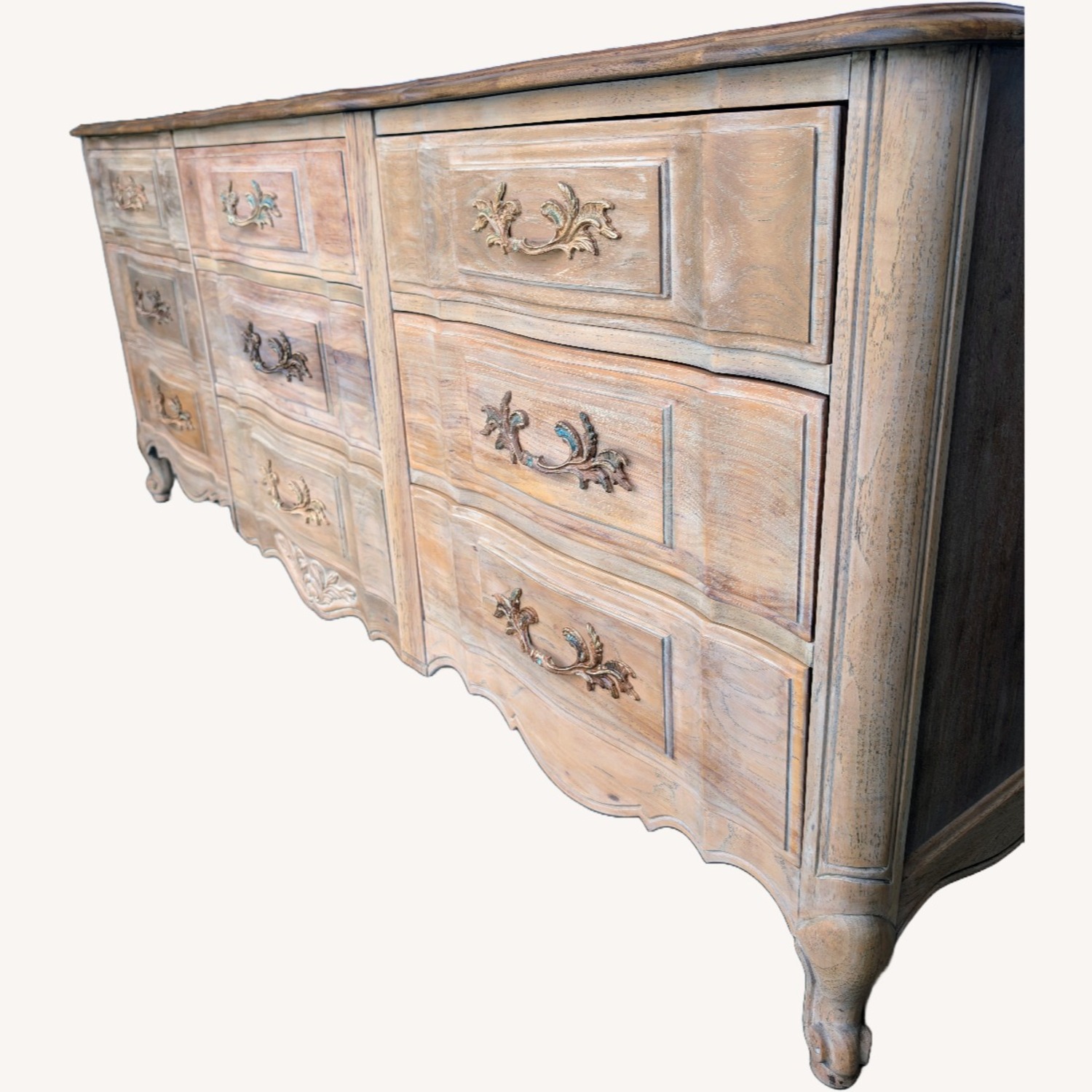 Thomasville Furniture Industries 9 Drawer Natural Dresser - image-12
