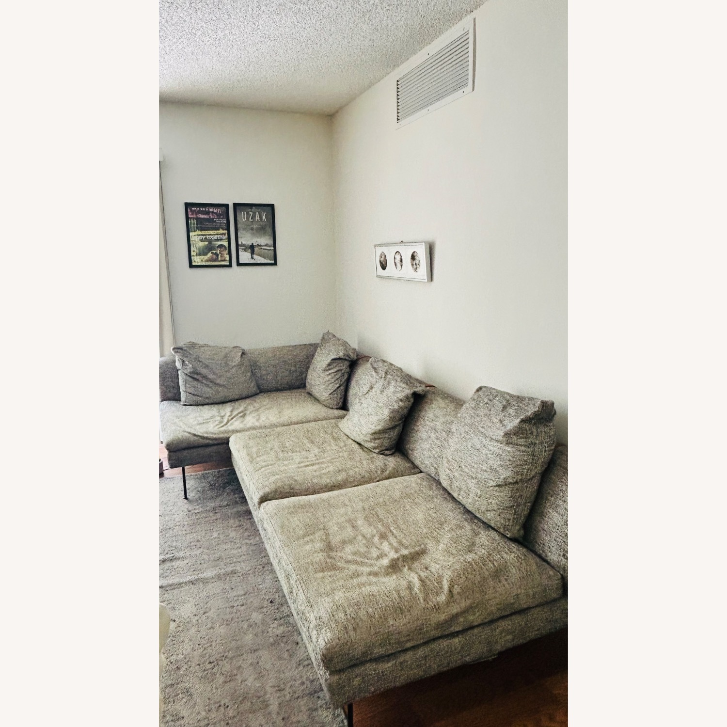 Croft House Bronson Light Gray 3+ Piece Sectional - image-2