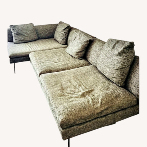 Used Croft House Bronson Light Gray 3+ Piece Sectional for sale on AptDeco