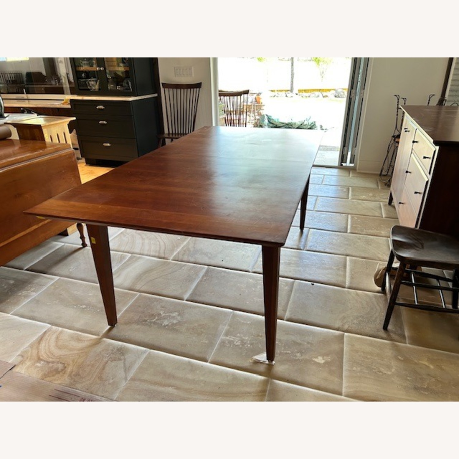 Natural Cherry Wood Dining Table - image-3