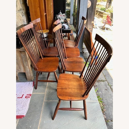 Used Crate & Barrel Cherry Shaker Dining Chairs for sale on AptDeco