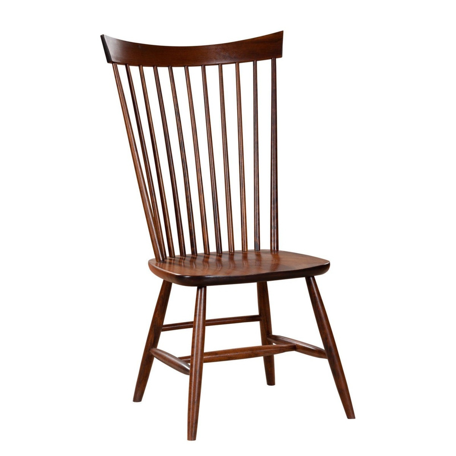 Crate & Barrel Cherry Shaker Dining Chairs - image-4