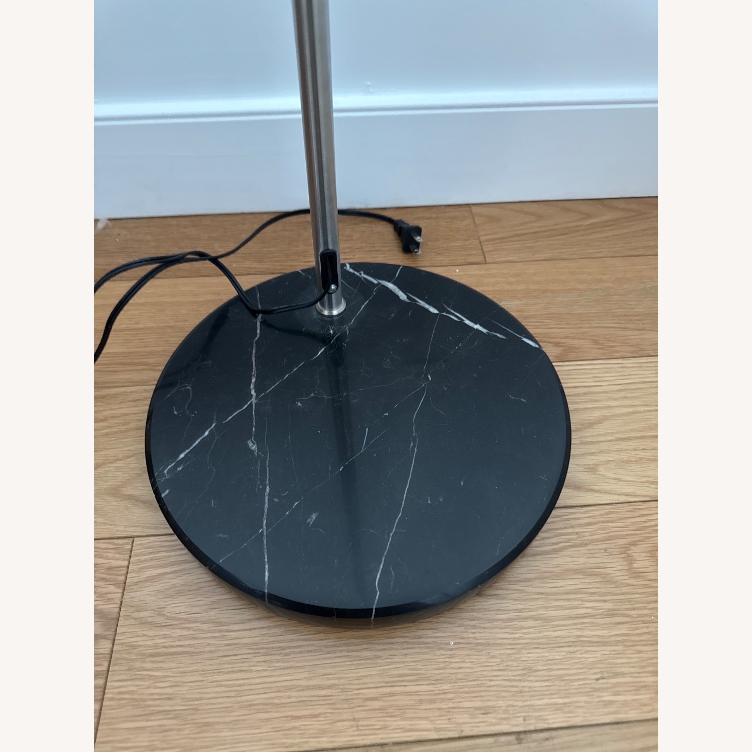 Light Gray Metal Floor Lamp - image-2