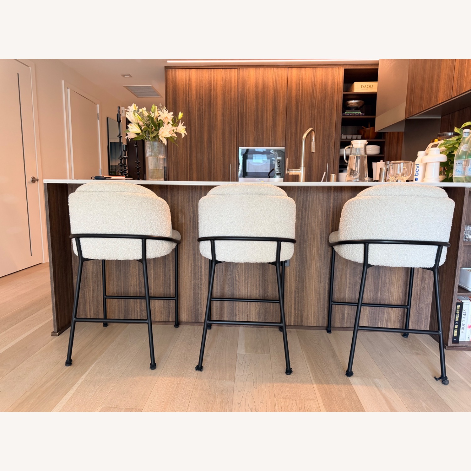 Rove Concepts Angelo Boucle Stools - image-1