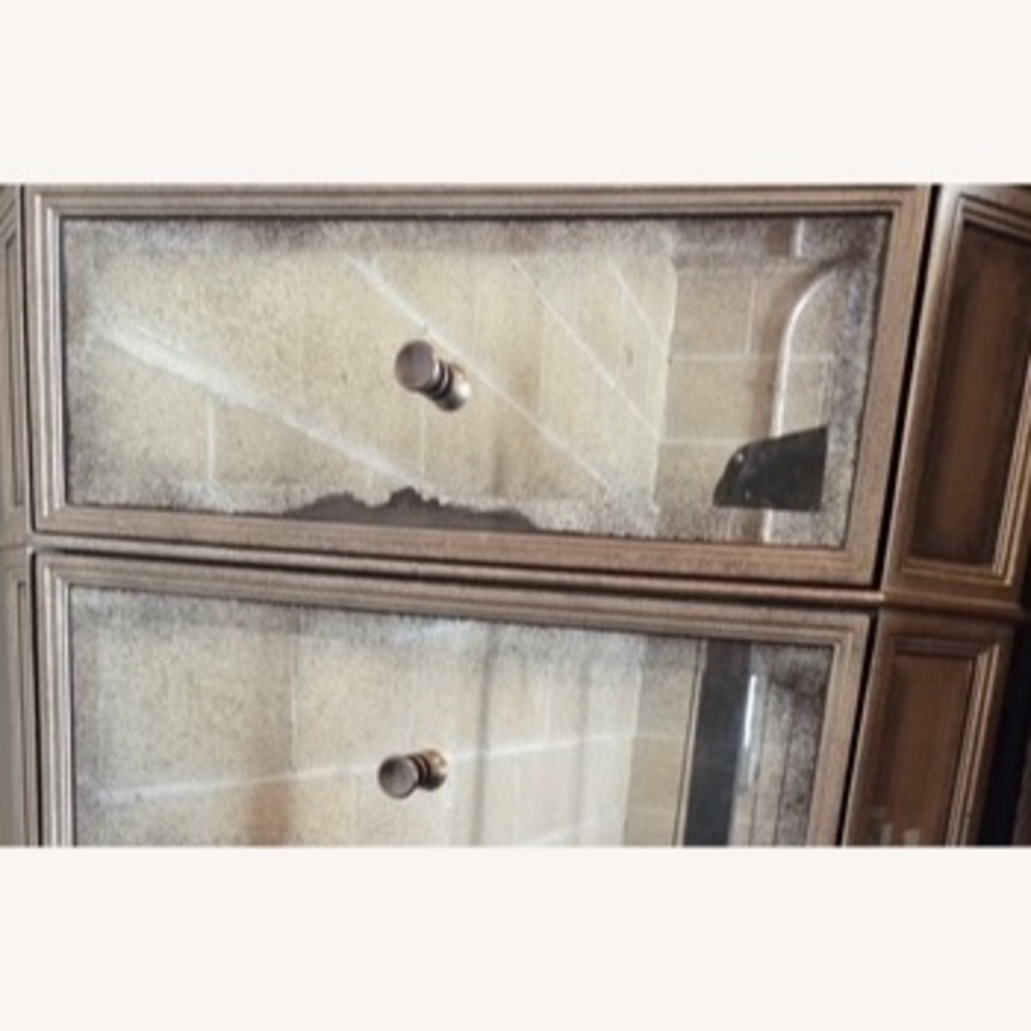 Restoration Hardware 1930's French Mirrored 24" Closed Nightstand - image-4