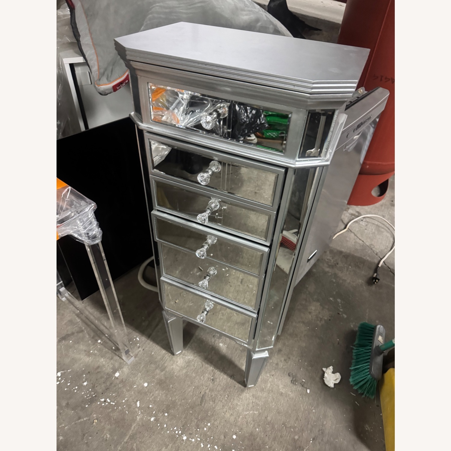 Mirror Finish Cabinet Storage Jewelry - image-1