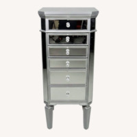 Mirror Finish Cabinet Storage Jewelry