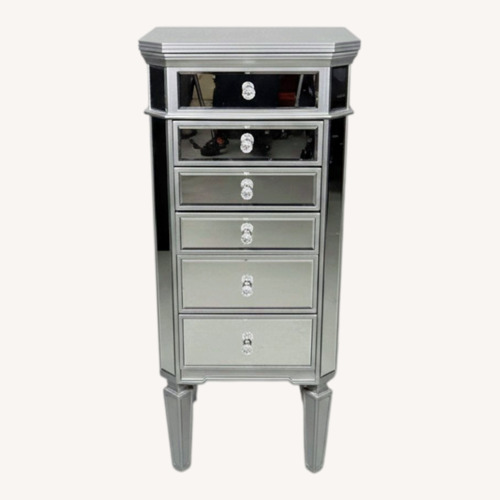 Used Mirror Finish Cabinet Storage Jewelry for sale on AptDeco