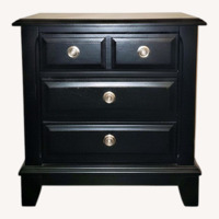 Ashley Furniture Ridgely Dark Brown Wood Nightstands