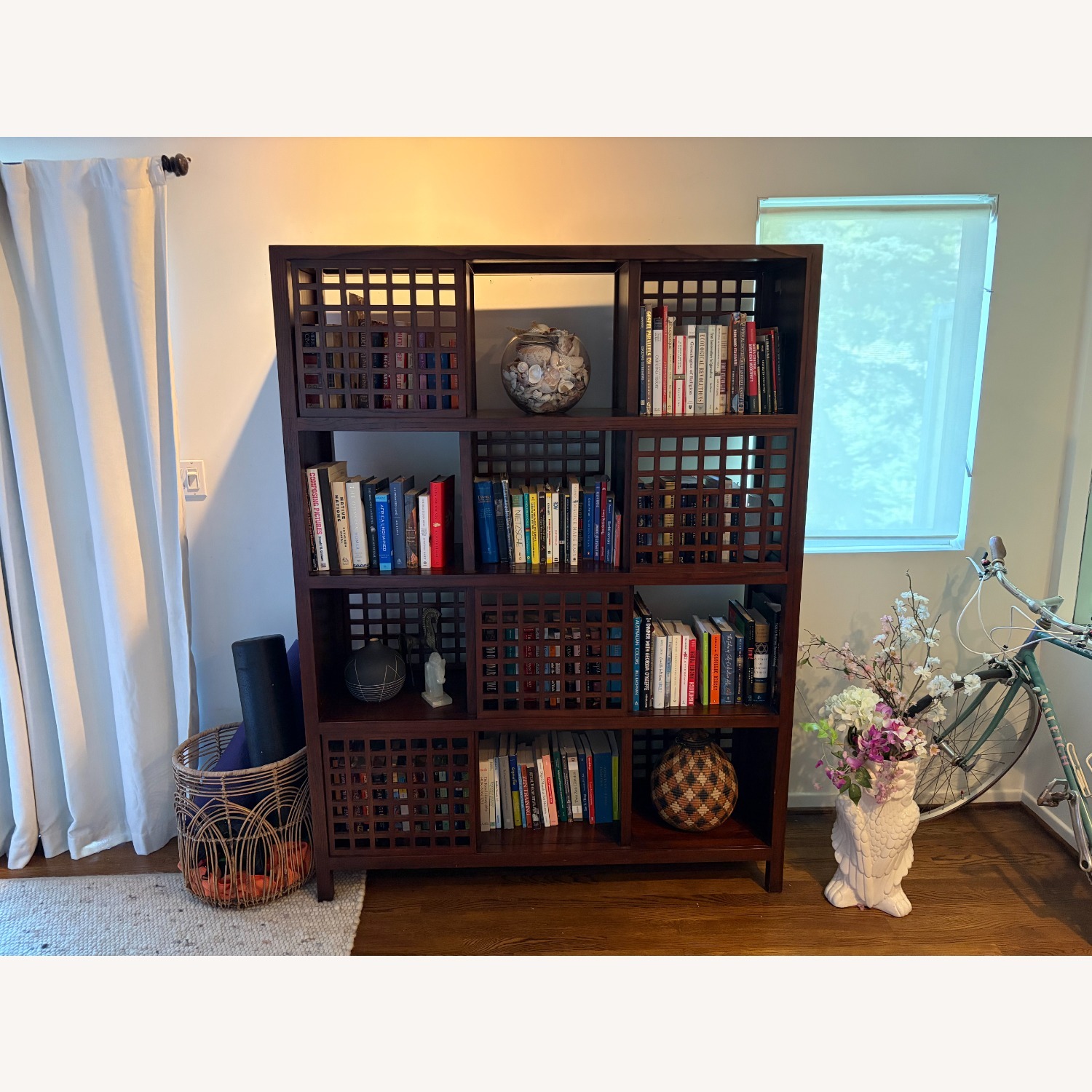 Room & Board Maria Yee Dark Brown Wood Bookcase - image-1