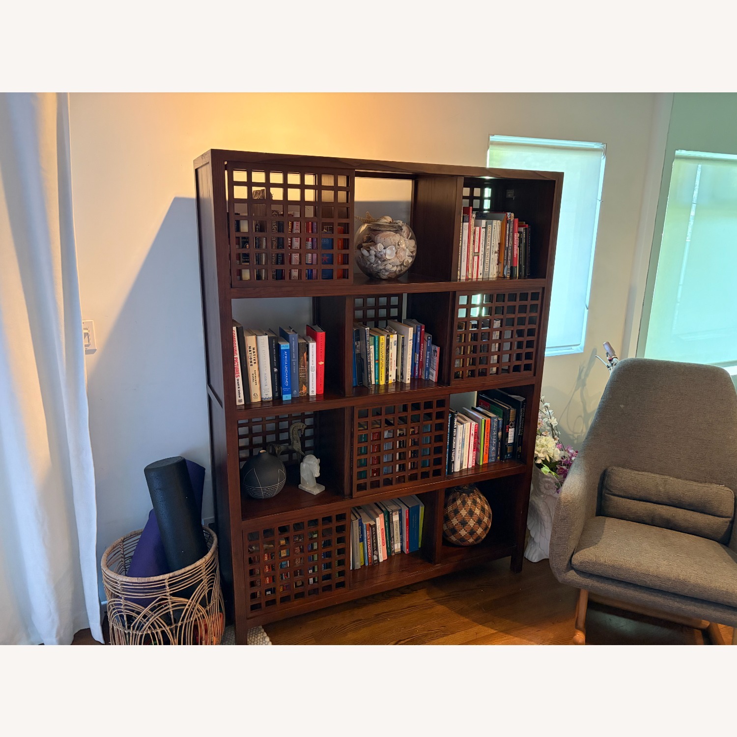 Room & Board Maria Yee Dark Brown Wood Bookcase - image-2