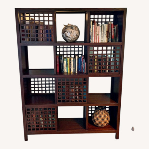 Used Room & Board Maria Yee Dark Brown Wood Bookcase for sale on AptDeco