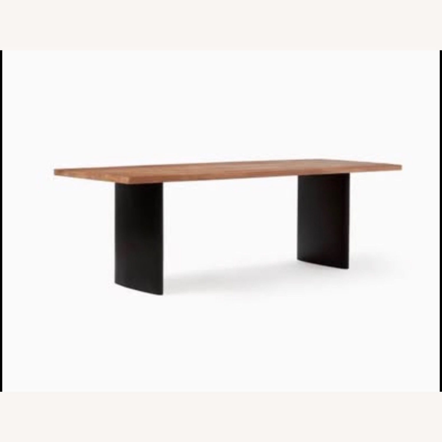 West Elm Campbell Light Brown Wood Dining Table - image-1