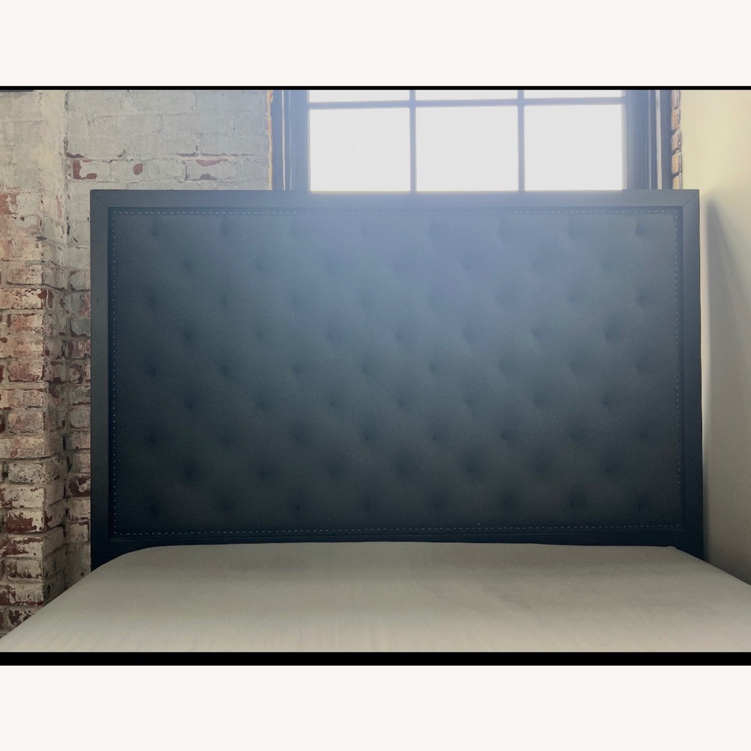 Raymour & Flanigan Dark Gray Full Bed - image-2