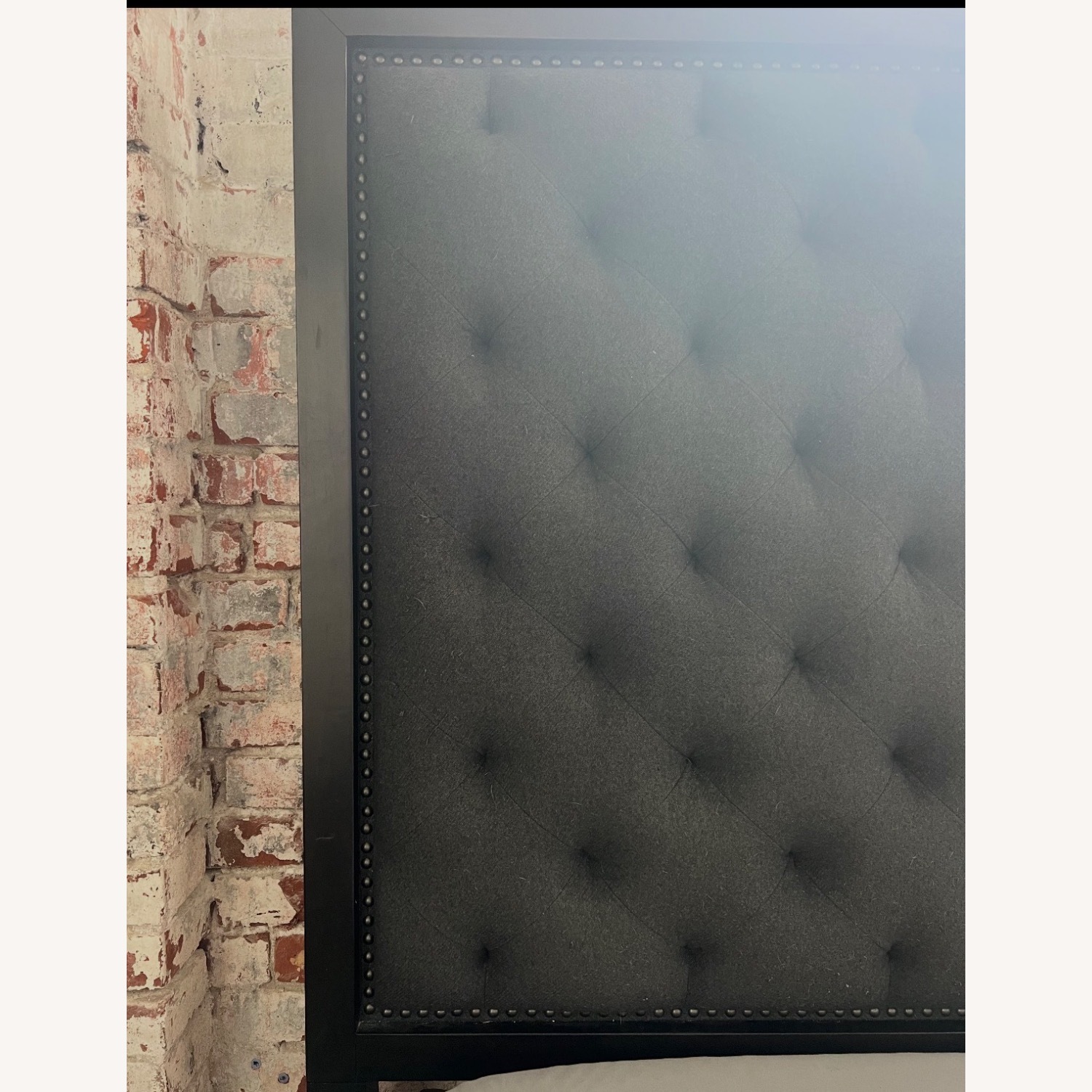 Raymour & Flanigan Dark Gray Full Bed - image-3