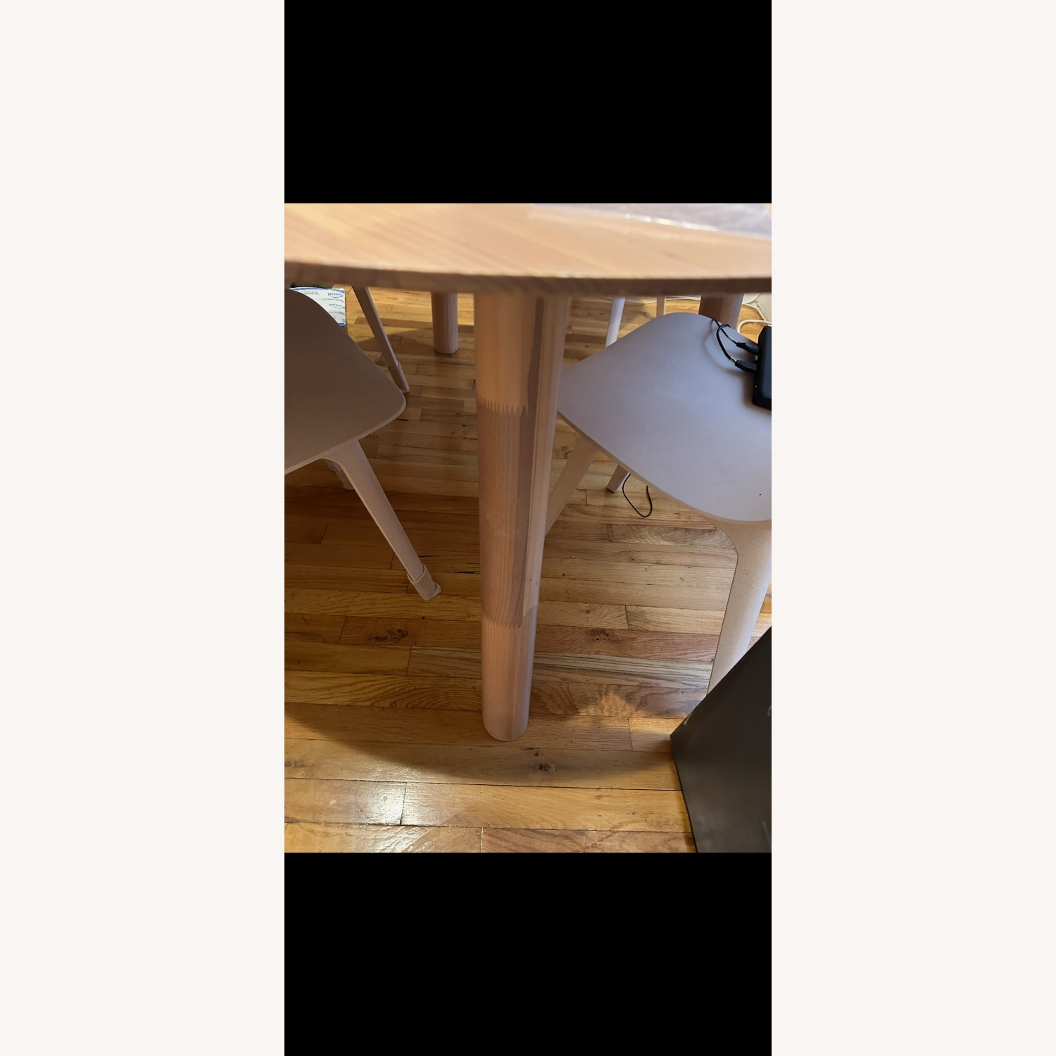 Natural Wood Dining Table - image-1