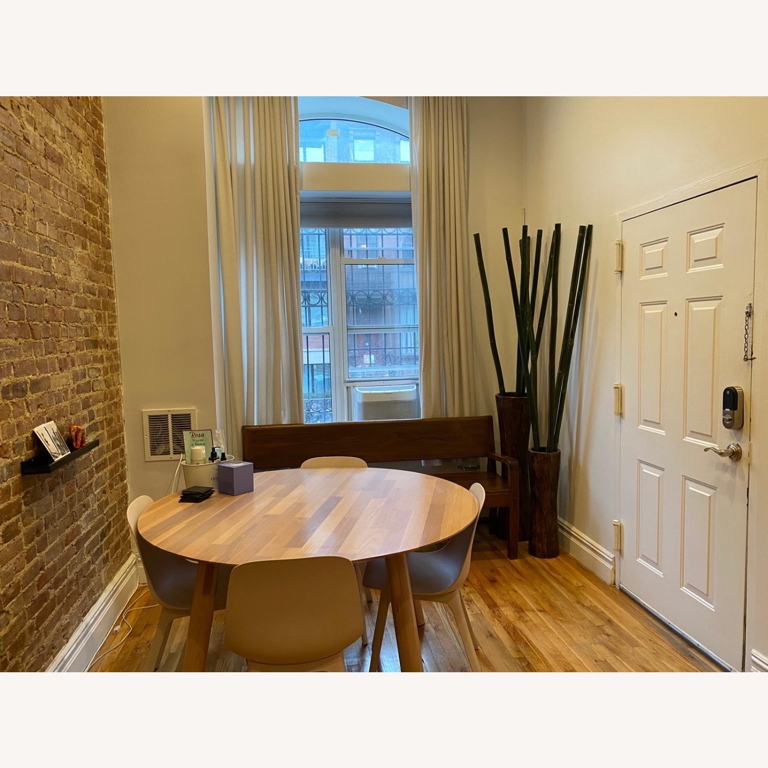 Natural Wood Dining Table - image-3